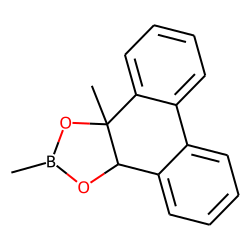 cis-Phenanthrene, 9,10-dihydro-9-methyl-9,10-diol, methylboronate