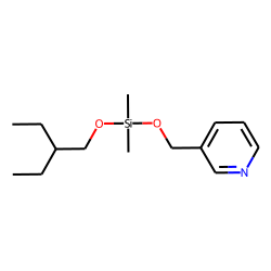 2-Ethyl-1-butanol, picolinyloxydimethylsilyl ether