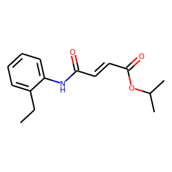 Fumaric acid, monoamide, N-(2-ethylphenyl)-, isopropyl ester