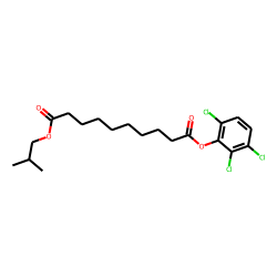 Sebacic acid, isobutyl 2,3,6-trichlorophenyl ester
