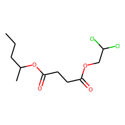 Succinic acid, 2,2-dichloroethyl 2-pentyl ester