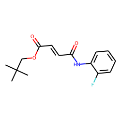 Fumaric acid, monoamide, N-(2-fluorophenyl)-, neopentyl ester