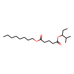 Glutaric acid, 2-methylpent-3-yl octyl ester