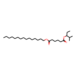 Adipic acid, 2-methylpent-3-yl pentadecyl ester
