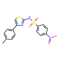 4-Nitro-N-(4-p-tolyl-thiazol-2-yl)-benzenesulfonamide
