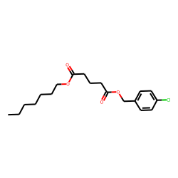 Glutaric acid, 4-chlorobenzyl heptyl ester