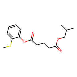 Glutaric acid, isobutyl 2-(methylthio)phenyl ester