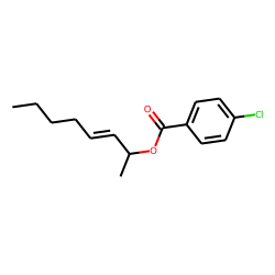 4-Chlorobenzoic acid, oct-3-en-2-yl ester