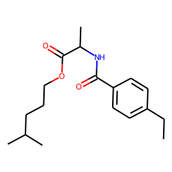 D-Alanine, N-(4-ethylbenzoyl)-, isohexyl ester