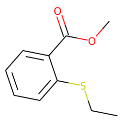 Benzoic acid, 2-(ethylthio)-, methyl ester