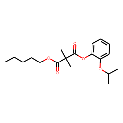 Dimethylmalonic acid, 2-isopropoxyphenyl pentyl ester