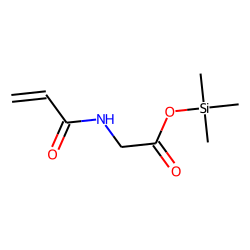 Acrylylglycine, mono-TMS