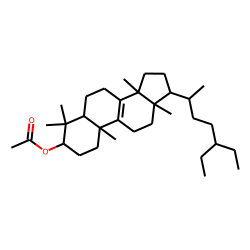 24-Ethyl-31-nor-8-lanostenol acetate