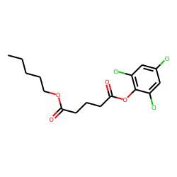 Glutaric acid, pentyl 2,4,6-trichlorophenyl ester