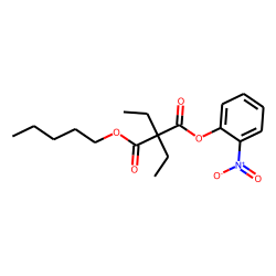 Diethylmalonic acid, 2-nitrophenyl pentyl ester