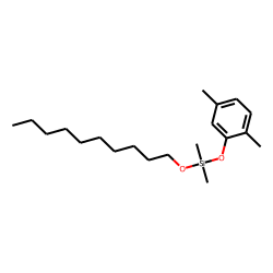 Silane, dimethyl(2,5-dimethylphenoxy)decyloxy-