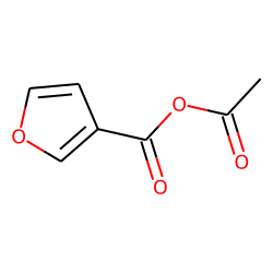 3-Furoic acid, anhydride with acetic acid