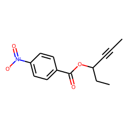 4-Nitrobenzoic acid, hex-4-yn-3-yl ester