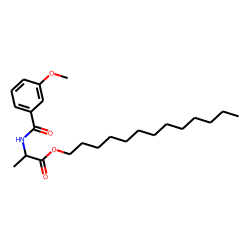 D-Alanine, N-(3-anisoyl)-, tridecyl ester