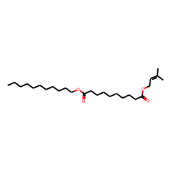 Sebacic acid, 3-methylbut-2-enyl undecyl ester