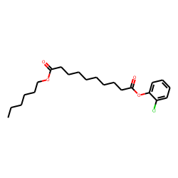 Sebacic acid, 2-chlorophenyl hexyl ester