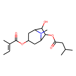 3«alpha»-Tigloyloxy-6«beta»-isovaleryloxy-7«beta»-hydroxytropane