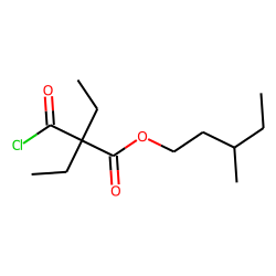 Diethylmalonic acid, monochloride, 3-methylpentyl ester