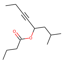 Butanoic acid, 2-methyloct-5-yn-4-yl ester