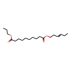 Sebacic acid, trans-3-hexenyl propyl ester