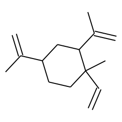 Cyclohexane, 1-ethenyl-1-methyl-2,4-bis(1-methylethenyl)-, [1S-(1«alpha»,2«beta»,4«beta»)]-