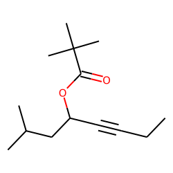 2,2-Dimethylpropanoic acid, 2-methyloct-5-yn-4-yl ester