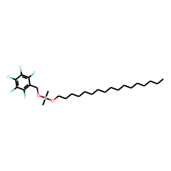 Silane, dimethyl(pentafluorobenzyloxy)heptadecyloxy-