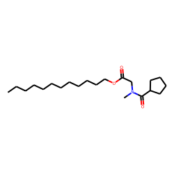 Sarcosine, N-(cyclopentylcarbonyl)-, dodecyl ester