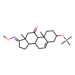 3-«beta»-Hydroxy-5-androsten-11,17-dione, TMS