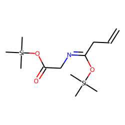 Glycine, n-(3-butenoyl), bis-TMS