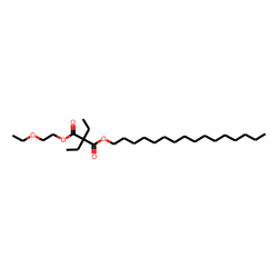 Diethylmalonic acid, 2-ethoxylethyl hexadecyl ester