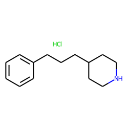 Piperidine, 4-(3-phenylpropyl)-, hydrochloride
