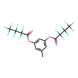 Orcinol, bis(heptafluorobutyrate)