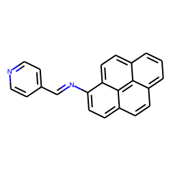 Pyridine, 4-( (1-pyrenylimino)-methyl)-