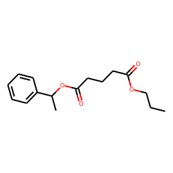 Glutaric acid, 1-phenylethyl propyl ester