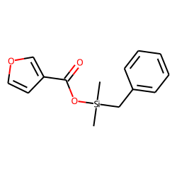 3-Furoic acid, benzyldimethylsilyl ester