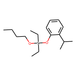 Silane, diethylbutoxy(2-isopropylphenoxy)-