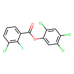 3-Chloro-2-fluorobenzoic acid, 2,4,5-trichlorophenyl ester