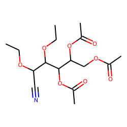 Glucose, 2,3-diethyl, nitrile, acetylated