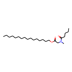 Sarcosine, N-valeryl-, hexadecyl ester