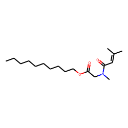 Sarcosine, N-(3-methylbut-2-enoyl)-, decyl ester
