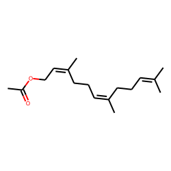 2,6,10-Dodecatrien-1-ol, 3,7,11-trimethyl-, acetate, (E,E)-