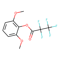 2,6-Dimethoxyphenol, pentafluoropropionate
