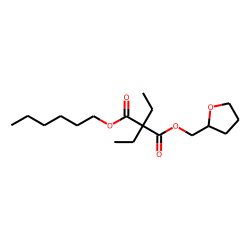 Diethylmalonic acid, hexyl tetrahydrofurfuryl ester