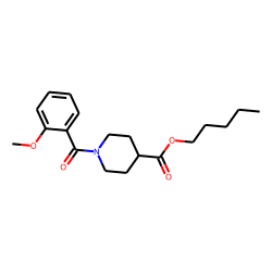 Isonipecotic acid, N-(2-methoxybenzoyl)-, pentyl ester